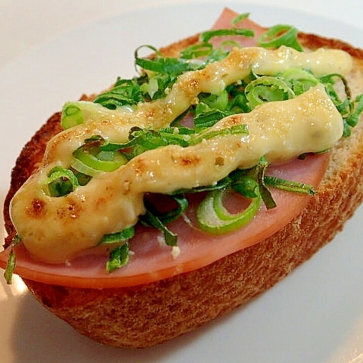 タルタル/パルメで　ハムと葱のフランスパン